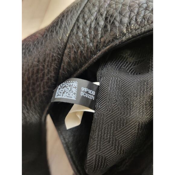 Michael Kors Fulton Pebbled Black Soft Leather Medium Shoulder Bag Handbag - Picture 10 of 10